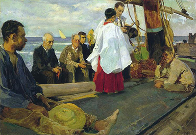 Blessing the Boat Joaquin Sorolla